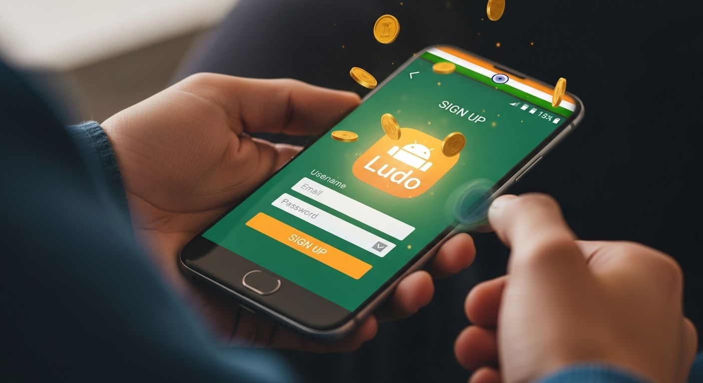 Easy signup process in Indian Ludo apps